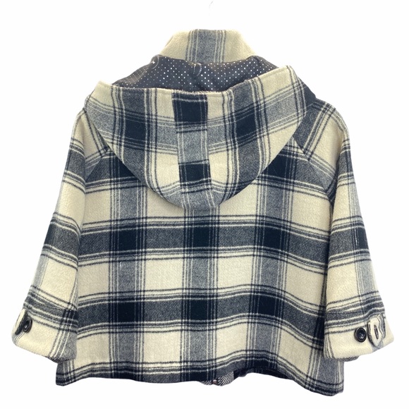 Pink by Victoria’s Secret Plaid Wool Blend Coat M - Picture 6 of 10